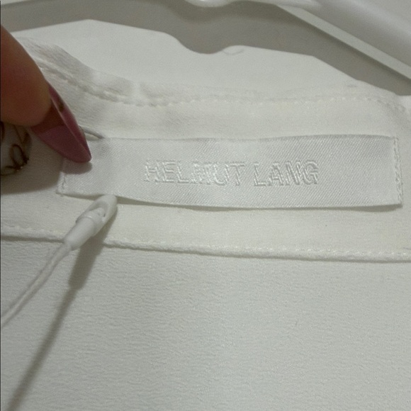 Helmut Lang White Lace Relaxed Shirt - Picture 6 of 8